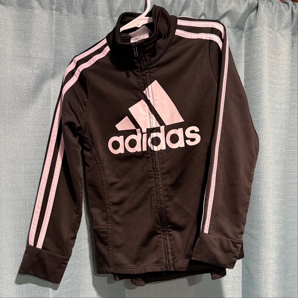 Adidas Black Classic Three-Stripe Jacket